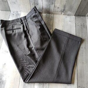 Vintage - Time Pieces Gray Men's 100% Wool Pants